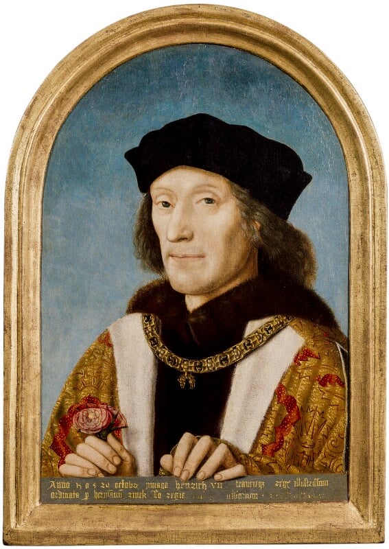 Portrait of King Henry VII, founder of the Tudor dynasty who reigned 1485-1509